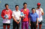 十二运会赛艇比赛 张亮夺男子2000米单人双桨冠军