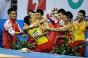 十二运会体操男子团体决赛 山东队夺冠
