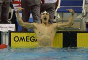 十二运会男子100米蛙泳 云南选手谢智破全国纪录夺金