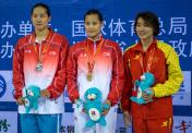 十二运会女子100蝶泳 上海队陆滢夺冠