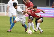 十二运会U20男足小组赛 辽宁队2比2平上海队