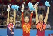 十二运会女子跳马决赛 北京队李依婷夺冠