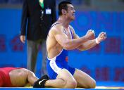 十二运会男子古典式摔跤120公斤级 黑龙江选手刘德利夺冠