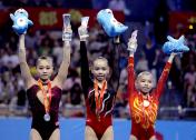 十二运会体操女子平衡木 上海选手谭思欣夺冠