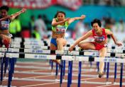 十二运会女子100米栏 广东选手吴水娇夺冠