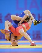 十二运会男子自由式55公斤级摔跤 广东选手陈华夺冠