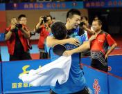 十二运会乒乓球男单决赛 马龙力克樊振东夺得冠军