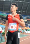 张培萌夺十二运会田径男子200米跑冠军