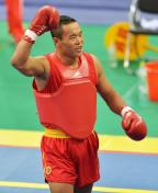 包舍日古楞夺得东亚运动会男子75公斤级散打冠军