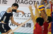 东亚运动会男排半决赛 中国队0比3负于日本队