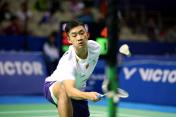 中国羽毛球公开赛男单首轮 王睁茗2比0轻取对手