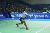 中国羽毛球公开赛女单次轮 王适娴2比0胜中国香港选手