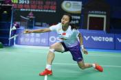中国羽毛球公开赛女单次轮 王仪涵2比0战胜对手