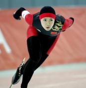 王北星在索契冬奥会速滑女子1000米决赛中