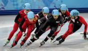 索契冬奥会短道速滑男子5000米接力 中国队小组第二晋级决赛