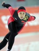 赵欣在索契冬奥会女子1500米速滑决赛中