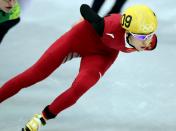 索契冬奥会短道速滑女子1000米预赛 范可欣顺利晋级