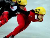 索契冬奥会短道速滑女子1000米预赛 刘秋宏被判出局
