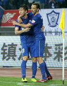 2014年中超联赛第14轮 江苏舜天1比0胜上海上港