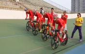 备战2014年仁川亚运会 自行车女队秦皇岛训练