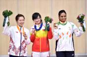 仁川亚运女子10米气手枪 张梦圆力压韩国选手夺冠