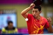 仁川亚运乒乓球男团决赛 中国队3比0胜韩国队夺金