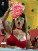 2015男足亚洲杯1/4决赛 中澳之战球迷支持国足