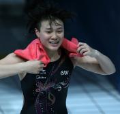 喀山游泳世锦赛跳水赛 施廷懋夺女子3米板冠军