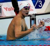 2015喀山游泳世锦赛 孙杨男400米自摘金