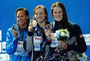 2015喀山游泳世锦赛女子200米自 美国名将莱德基夺冠