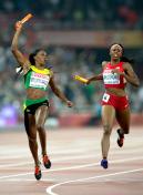 2015北京田径世锦赛女子4X400米决赛   牙买加队获得冠军