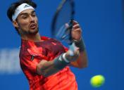 中国网球公开赛男单   意大利弗格尼尼晋级