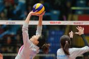 全国女排联赛第十三轮比赛   天津3比2胜浙江