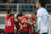 2016赛季中超联赛第六轮 天津泰达0比4负于广州恒大