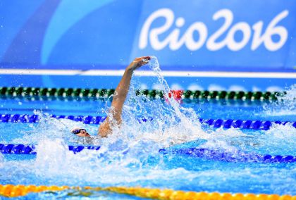 里约奥运会女子100米仰泳半决赛  中国选手傅园慧晋级