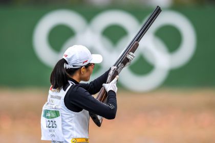 奥运会射击女子飞碟双向赛 中国选手魏萌获得第四名