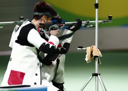 朱启南晋级奥运会射击男子50米步枪三姿决赛