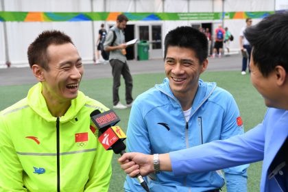 里约奥运会羽毛球男双金牌得主张楠傅海峰接受“中国体育”专访