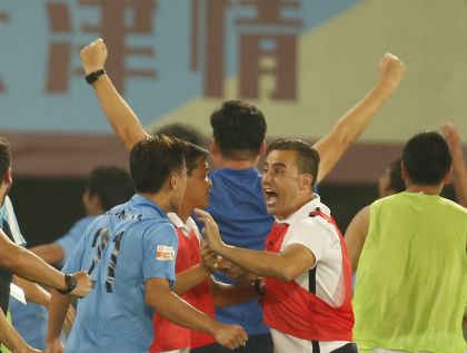 2016赛季中甲联赛第25轮 天津权健1比0胜武汉卓尔