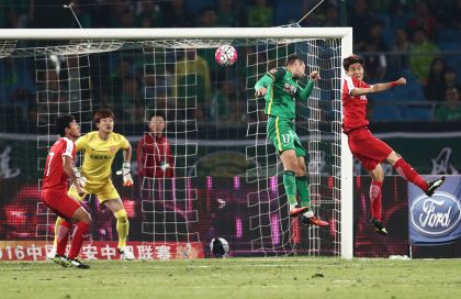 2016赛季中超联赛第18轮补赛 北京国安3比0胜延边富德