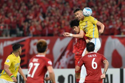 2017年亚冠联赛1/8赛首回合 上海上港2比1胜江苏苏宁