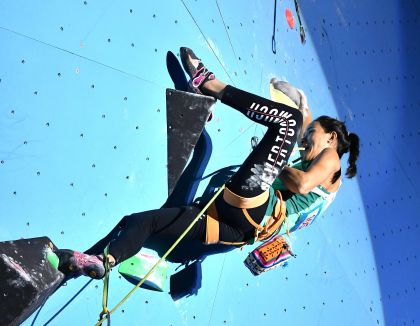 第十三届全运会群众比赛项目攀岩决赛在重庆进入第二比赛日