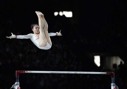 罗欢获第47届体操世锦赛高低杠第七名