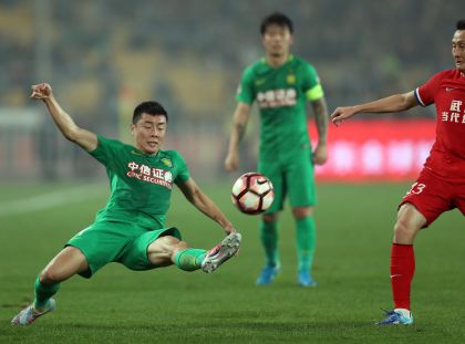 2017赛季中超联赛第27轮补赛 北京国安1比0险胜重庆力帆
