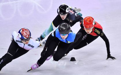曲春雨晋级平昌冬奥会短道速滑女子1000米半决赛
