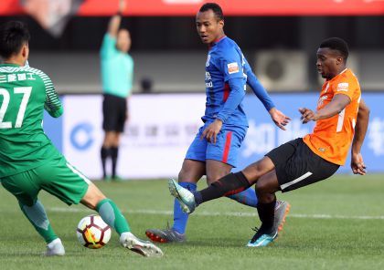 2018赛季中超联赛第五轮 北京人和0比2负于上海申花