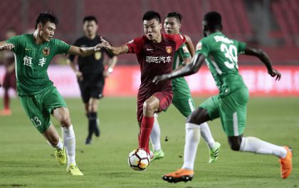 2018赛季中超联赛第17轮 河北华夏1比0胜贵州恒丰