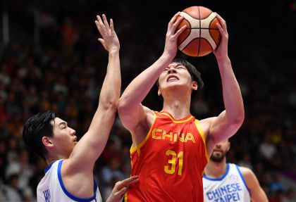 雅加达亚运会男篮半决赛 中国队86比63胜中国台北队