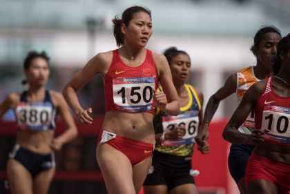 第23届亚洲田径锦标赛开赛 中国两选手晋级女子800米决赛