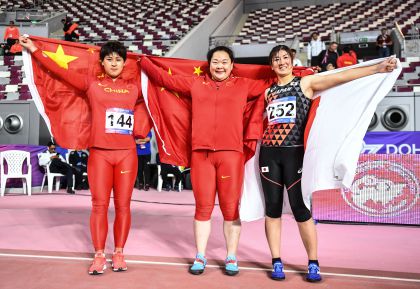 第23届亚洲田径锦标赛次日 王峥罗娜包揽女子链球冠亚军